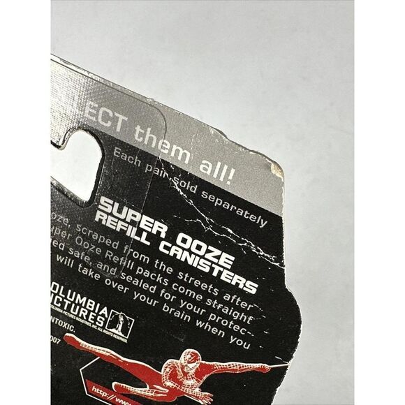 2007 Hasbro | Spider-Man 3 | Super Ooze Canisters | Venom/Sandman Sand *Rare - Picture 4 of 5